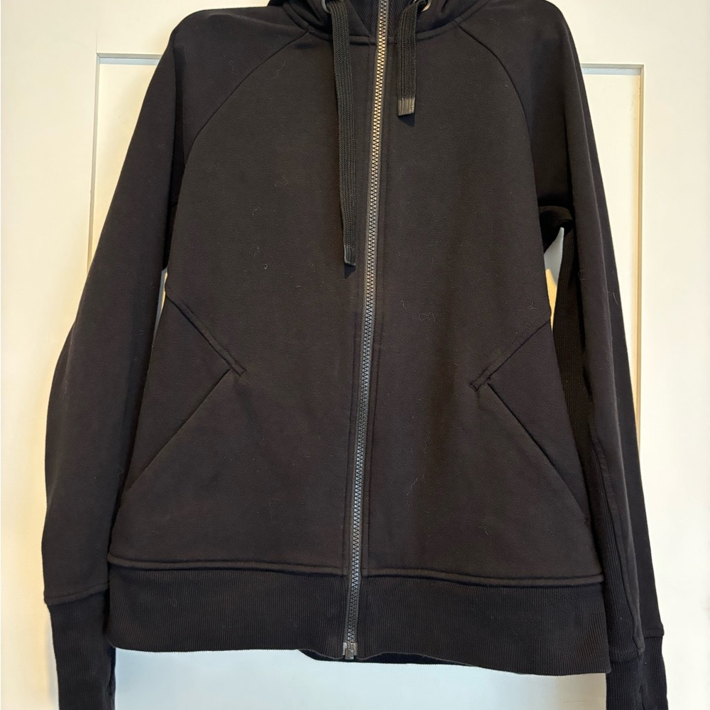Athleta Black Zip-Up Hoodie
